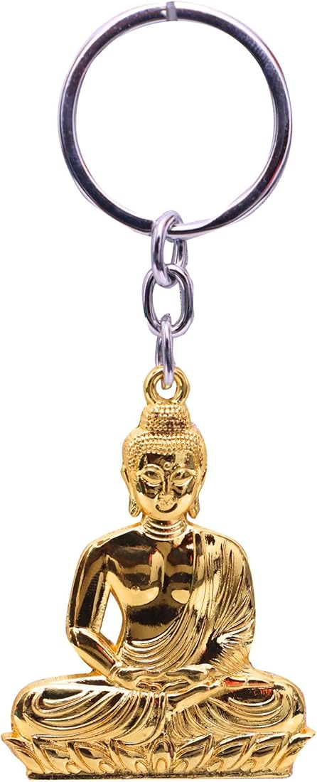 Elegant Buddha Metal keychain