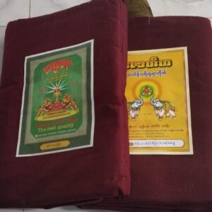Monk Robe (Chivar) Cotton Set Theravada Buddhist Maroon colour