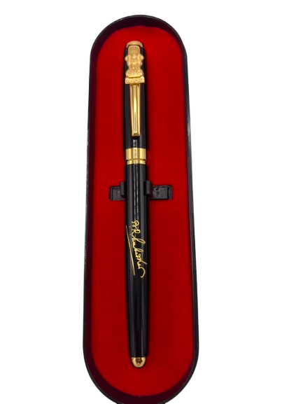 Premium Pen with Ashoka Emblem Clip & Ambedkar Signature